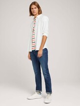 gestreiftes T-Shirt - Männer - red navy almond middle stripe gestreiftes T-Shirt - Männer - red navy almond middle stripe - 3 - TOM TAILOR Denim