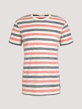 gestreiftes T-Shirt - Männer - red navy almond middle stripe gestreiftes T-Shirt - Männer - red navy almond middle stripe - 7 - TOM TAILOR Denim