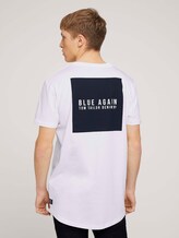 T-Shirt mit Bio-Baumwolle - Männer - White T-Shirt mit Bio-Baumwolle - Männer - White - 2 - TOM TAILOR Denim
