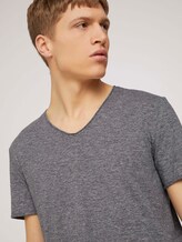 strukturiertes T-Shirt - Männer - Sky Captain Blue Non-Solid strukturiertes T-Shirt - Männer - Sky Captain Blue Non-Solid - 9 - TOM TAILOR Denim