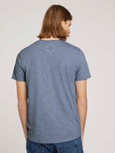 strukturiertes T-Shirt - Männer - Shiny Royal Non Solid strukturiertes T-Shirt - Männer - Shiny Royal Non Solid - 2 - TOM TAILOR Denim