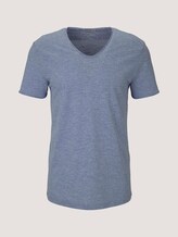 strukturiertes T-Shirt - Männer - Shiny Royal Non Solid strukturiertes T-Shirt - Männer - Shiny Royal Non Solid - 7 - TOM TAILOR Denim