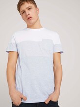 Tshirt mit Brusttasche - Männer - Light Stone Grey Melange Tshirt mit Brusttasche - Männer - Light Stone Grey Melange - 5 - TOM TAILOR Denim