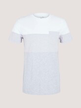Tshirt mit Brusttasche - Männer - Light Stone Grey Melange Tshirt mit Brusttasche - Männer - Light Stone Grey Melange - 7 - TOM TAILOR Denim