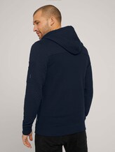 Sweatjacke mit Kapuze - Männer - Dark Blue Sweatjacke mit Kapuze - Männer - Dark Blue - 2 - TOM TAILOR