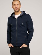 Sweatjacke mit Kapuze - Männer - Dark Blue Sweatjacke mit Kapuze - Männer - Dark Blue - 5 - TOM TAILOR