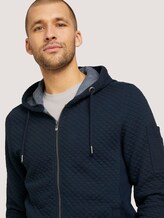 Sweatjacke mit Kapuze - Männer - Dark Blue Sweatjacke mit Kapuze - Männer - Dark Blue - 9 - TOM TAILOR