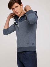 Sweatjacke mit Stoffmischung - Männer - Black Sweatjacke mit Stoffmischung - Männer - Black - 5 - TOM TAILOR