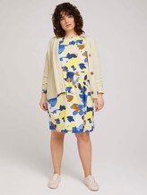 Blusenkleid mit Faltendetails - Frauen - big floral pattern Blusenkleid mit Faltendetails - Frauen - big floral pattern - 3 - My True Me