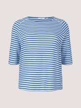 Curvy - Gestreiftes Ottoman Sweatshirt - Frauen - marina white block stripe Curvy - Gestreiftes Ottoman Sweatshirt - Frauen - marina white block stripe - 7 - My True Me