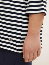 Gestreiftes Ottoman Sweatshirt - Frauen - navy white regular stripe Gestreiftes Ottoman Sweatshirt - Frauen - navy white regular stripe - 9 - My True Me