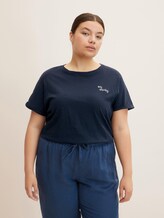 T-Shirt mit Bio-Baumwolle - Frauen - Sky Captain Blue T-Shirt mit Bio-Baumwolle - Frauen - Sky Captain Blue - 1 - My True Me