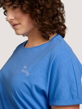 T-shirt made with organic cotton - Women - airblue T-shirt made with organic cotton - Women - airblue - 9 - My True Me