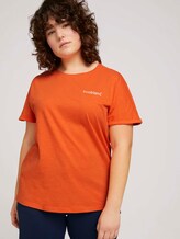 T-shirt made with organic cotton - Women - sundowner red T-shirt made with organic cotton - Women - sundowner red - 5 - My True Me