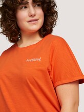 T-shirt made with organic cotton - Women - sundowner red T-shirt made with organic cotton - Women - sundowner red - 9 - My True Me