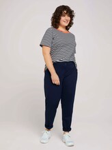 Gestreiftes T-Shirt mit Bio-Baumwolle - Frauen - navy white regular stripe Gestreiftes T-Shirt mit Bio-Baumwolle - Frauen - navy white regular stripe - 3 - My True Me