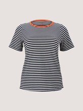 Gestreiftes T-Shirt mit Bio-Baumwolle - Frauen - navy white regular stripe Gestreiftes T-Shirt mit Bio-Baumwolle - Frauen - navy white regular stripe - 7 - My True Me