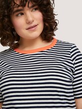 Gestreiftes T-Shirt mit Bio-Baumwolle - Frauen - navy white regular stripe Gestreiftes T-Shirt mit Bio-Baumwolle - Frauen - navy white regular stripe - 9 - My True Me