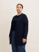 Shirt Cardigan mit Taschen - Frauen - Sky Captain Blue Shirt Cardigan mit Taschen - Frauen - Sky Captain Blue - 1 - My True Me