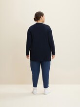 Shirt Cardigan mit Taschen - Frauen - Sky Captain Blue Shirt Cardigan mit Taschen - Frauen - Sky Captain Blue - 2 - My True Me