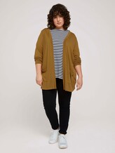 Shirt Cardigan mit Taschen - Frauen - California Umber Shirt Cardigan mit Taschen - Frauen - California Umber - 3 - My True Me