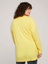 Shirt Cardigan mit LENZING™ ECOVERO™ und Taschen - Frauen - mellow yellow Shirt Cardigan mit LENZING™ ECOVERO™ und Taschen - Frauen - mellow yellow - 2 - My True Me