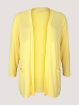 Shirt Cardigan mit LENZING™ ECOVERO™ und Taschen - Frauen - mellow yellow Shirt Cardigan mit LENZING™ ECOVERO™ und Taschen - Frauen - mellow yellow - 7 - My True Me