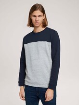 Sweatshirt mit Bündchen - Männer - Sky Captain Blue Sweatshirt mit Bündchen - Männer - Sky Captain Blue - 1 - TOM TAILOR Denim
