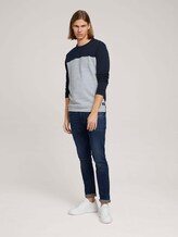 Sweatshirt mit Bündchen - Männer - Sky Captain Blue Sweatshirt mit Bündchen - Männer - Sky Captain Blue - 3 - TOM TAILOR Denim