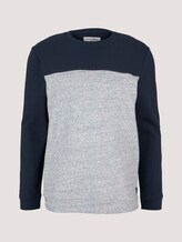 Sweatshirt mit Bündchen - Männer - Sky Captain Blue Sweatshirt mit Bündchen - Männer - Sky Captain Blue - 7 - TOM TAILOR Denim