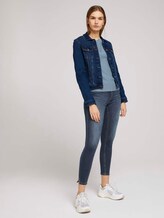 Strukturierter Pullover mit Bio-Baumwolle - Frauen - soft mid blue Strukturierter Pullover mit Bio-Baumwolle - Frauen - soft mid blue - 3 - TOM TAILOR Denim