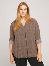 Pleated blouse - Women - multicolor dot design Pleated blouse - Women - multicolor dot design - 1 - My True Me