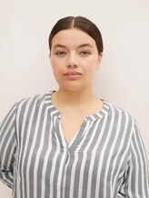 Gestreifte Henleybluse - Frauen - offwhite navy vertical stripe Gestreifte Henleybluse - Frauen - offwhite navy vertical stripe - 9 - My True Me