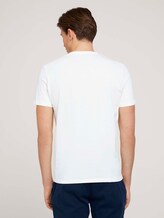 T-Shirt mit Bio-Baumwolle - Männer - Off White T-Shirt mit Bio-Baumwolle - Männer - Off White - 2 - TOM TAILOR