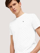 gemustertes T-Shirt mit Bio-Baumwolle - Männer - white base blue element design gemustertes T-Shirt mit Bio-Baumwolle - Männer - white base blue element design - 9 - TOM TAILOR