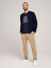 Tshirt mit gestreiftem Einsatz - Männer - Dark Blue Tshirt mit gestreiftem Einsatz - Männer - Dark Blue - 3 - TOM TAILOR