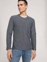 gestreiftes Langarmshirt - Männer - Dark Blue gestreiftes Langarmshirt - Männer - Dark Blue - 5 - TOM TAILOR