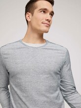 gestreiftes Langarmshirt - Männer - Off White gestreiftes Langarmshirt - Männer - Off White - 9 - TOM TAILOR