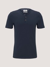 T-Shirt mit Bio-Baumwolle - Männer - Dark Blue T-Shirt mit Bio-Baumwolle - Männer - Dark Blue - 7 - TOM TAILOR
