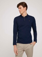 Poloshirt mit Bio-Baumwolle - Männer - Dark Blue Poloshirt mit Bio-Baumwolle - Männer - Dark Blue - 1 - TOM TAILOR
