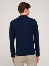 Poloshirt mit Bio-Baumwolle - Männer - Dark Blue Poloshirt mit Bio-Baumwolle - Männer - Dark Blue - 2 - TOM TAILOR