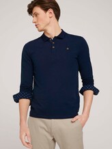 Poloshirt mit Bio-Baumwolle - Männer - Dark Blue Poloshirt mit Bio-Baumwolle - Männer - Dark Blue - 5 - TOM TAILOR