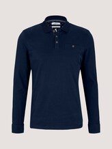 Poloshirt mit Bio-Baumwolle - Männer - Dark Blue Poloshirt mit Bio-Baumwolle - Männer - Dark Blue - 7 - TOM TAILOR