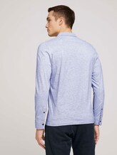 Poloshirt mit Bio-Baumwolle - Männer - Light Stone Grey Melange Poloshirt mit Bio-Baumwolle - Männer - Light Stone Grey Melange - 2 - TOM TAILOR