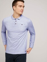 Poloshirt mit Bio-Baumwolle - Männer - Light Stone Grey Melange Poloshirt mit Bio-Baumwolle - Männer - Light Stone Grey Melange - 5 - TOM TAILOR