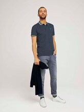 Poloshirt mit Logoprint - Männer - Dark Blue Poloshirt mit Logoprint - Männer - Dark Blue - 3 - TOM TAILOR