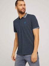 Poloshirt mit Logoprint - Männer - Dark Blue Poloshirt mit Logoprint - Männer - Dark Blue - 5 - TOM TAILOR