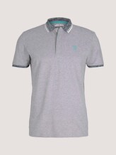 Poloshirt mit Logoprint - Männer - Off White Poloshirt mit Logoprint - Männer - Off White - 7 - TOM TAILOR
