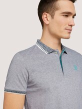 Poloshirt mit Logoprint - Männer - Off White Poloshirt mit Logoprint - Männer - Off White - 9 - TOM TAILOR
