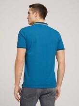 Poloshirt mit Logoprint - Männer - bright ibiza blue Poloshirt mit Logoprint - Männer - bright ibiza blue - 2 - TOM TAILOR